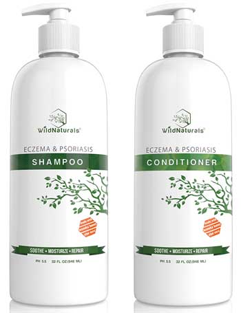 Wild Naturals Eczema Psoriasis Shampoo - Conditioner Set